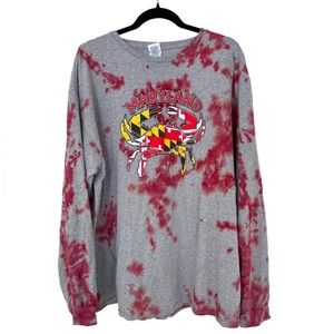 Handmade Tie Dyed Maryland Long Sleeve